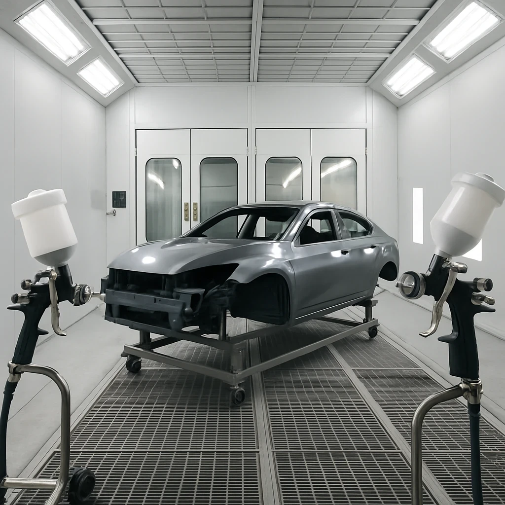 Jakie nowoczesne wyposażenie lakierni samochodowej podnosi jakość usług?